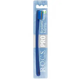 Rocs Pro Brackets Ortho Soft Diş Fırçası - Mavi - Rocs