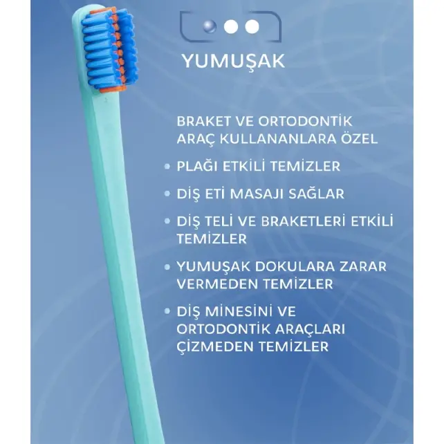 Rocs Pro Brackets Ortho Soft Diş Fırçası - Mor - 3