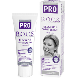 Rocs Pro Electro & Whitening - Diş Macunu 60ml - Rocs