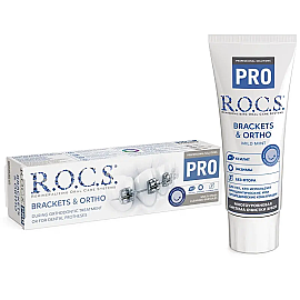 Rocs Pro Ortho Bracket - Ortodonti Diş Macunu 60ml - Rocs