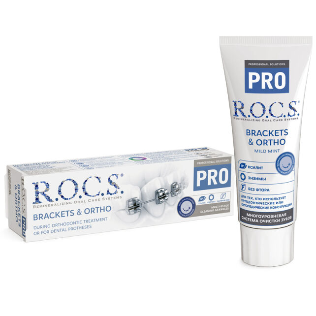 Rocs Pro Ortho Bracket - Ortodonti Diş Macunu 60ml - 1