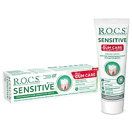 Rocs Sensitive Plus Gum Care - Diş Macunu 75ml - Rocs