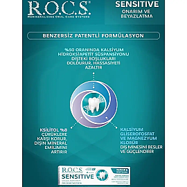 Rocs Sensitive Repair & Whitening - Beyazlatıcı Diş Macunu 75ml - 3