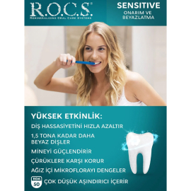 Rocs Sensitive Repair & Whitening - Beyazlatıcı Diş Macunu 75ml - 4
