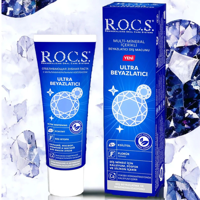 Rocs Ultra Beyazlatıcı Diş Macunu 75ml - 2