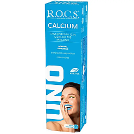 Rocs Uno Kalsiyum Diş Macunu 60ml - Rocs