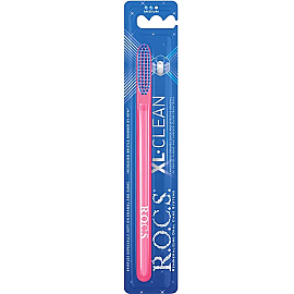 Rocs XL Clean Medium Diş Fırçası - Mavi - Rocs