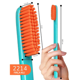 Rocs XL Clean Medium Diş Fırçası - Turuncu - 3