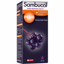 Sambucol Plus Kara Mürver Ekstresi Takviye Edici Gıda 120ml - Sambucol