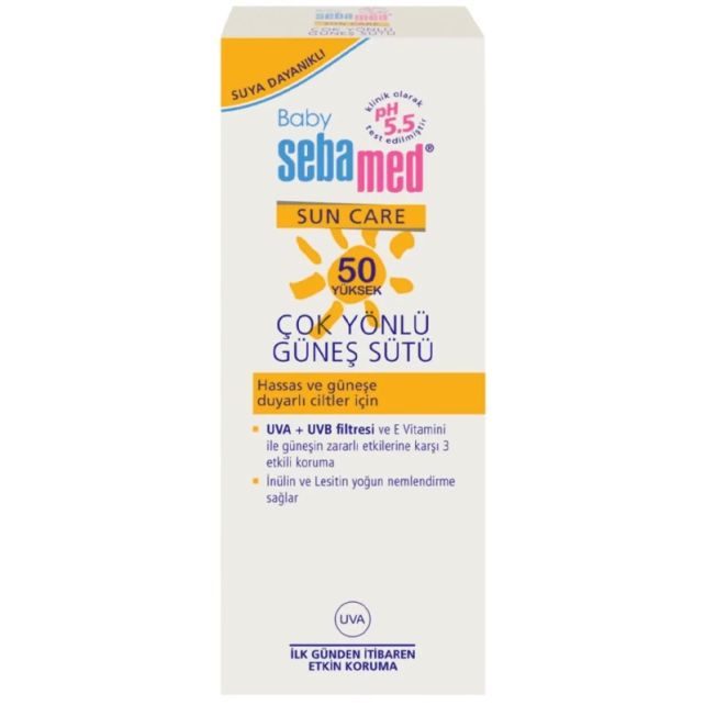 Sebamed Baby Sun Care SPF50 - Çok Yönlü Güneş Koruyucu Süt 100ml - 2