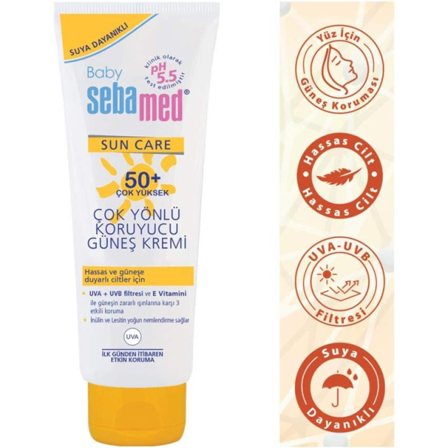 Sebamed Baby Sun Cream SPF 50+ Bebekler İçin Güneş Kremi 75ml - 3