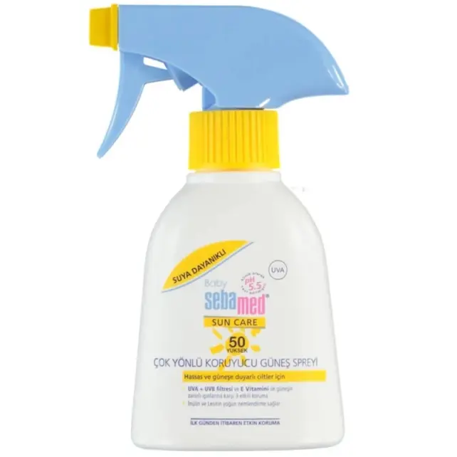 Sebamed Baby Sun Spray SPF 50 - Bebekler İçin Güneş Koruyucu Sprey 200ml - 1