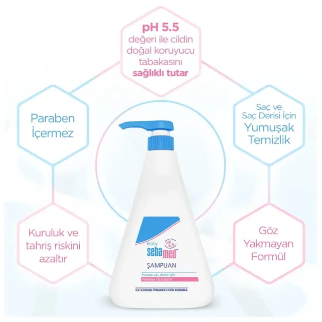 Sebamed Bebe Şampuanı - Bebek Şampuanı 750ml - 2