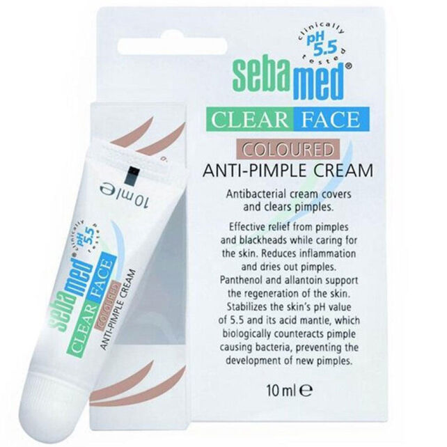 Sebamed Clear Face Anti-pimple Cream Coloured - Renkli Sivilce Karşıtı Bakım Kremi 10ml Sebamed Clear Face Anti-pimple Cream Coloured - Renkli Sivilce Karşıtı Bakım Kremi 10ml