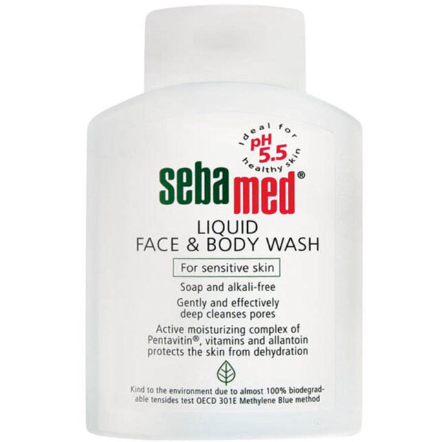 Sebamed Liquid Face & Body Wash - Yüz ve Vücut İçin Likit Temizleyici 200ml Sebamed Liquid Face & Body Wash - Yüz ve Vücut İçin Likit Temizleyici 200ml