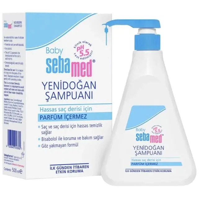 Sebamed Yenidoğan Şampuanı 500ml - 1
