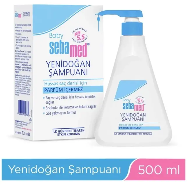 Sebamed Yenidoğan Şampuanı 500ml - 2
