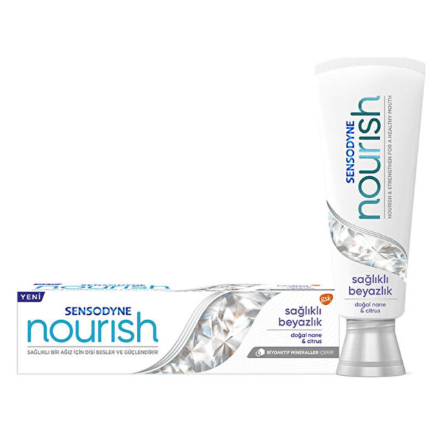 Sensodyne Nourish Sağlıklı Beyazlık - Diş Macunu 75ml - 1