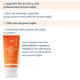 She Vec Just Protected From Sun SPF 50 - Güneş Koruyucu 50ml - 3