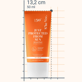 She Vec Just Protected From Sun SPF 50 - Güneş Koruyucu 50ml - 6