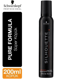 Silhouette Mosse Super Hold - Ekstra Tutucu Saç Köpüğü 200ml - 2