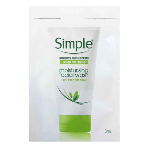 Simple Nemlendirici Yüz Temizleme Jeli 3ml Deneme Boy Simple Nemlendirici Yüz Temizleme Jeli 3ml Deneme Boy