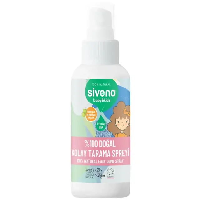 Siveno Baby Kids Doğal Tarama Spreyi 50ml - 1