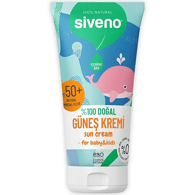 Siveno Baby Kids SPF 50+ Bebek Güneş Kremi 50ml - 1