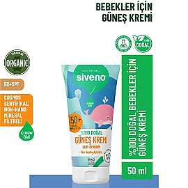 Siveno Baby Kids SPF 50+ Bebek Güneş Kremi 50ml - 2