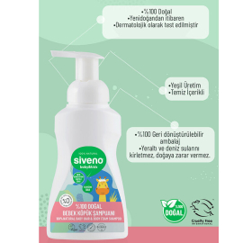 Siveno Doğal Bebek Köpük Şampuan 250ml - 3