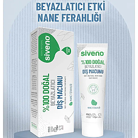 Siveno Doğal Beyazlatıcı Etkili Diş Macunu - Nane Ferahlığı 65g - 3