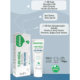 Siveno Doğal Beyazlatıcı Etkili Diş Macunu - Nane Ferahlığı 65g - 4