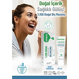 Siveno Doğal Beyazlatıcı Etkili Diş Macunu - Nane Ferahlığı 65g - 5