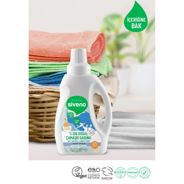 Siveno Doğal Çamaşır Sabunu - Lavanta Ferahlığı 500ml - 3