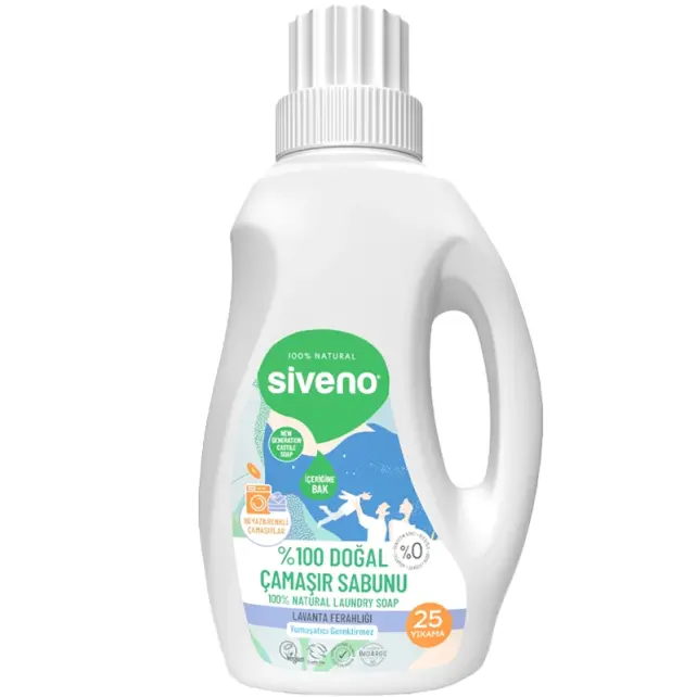 Siveno Doğal Çamaşır Sabunu - Lavanta Ferahlığı 500ml - 1