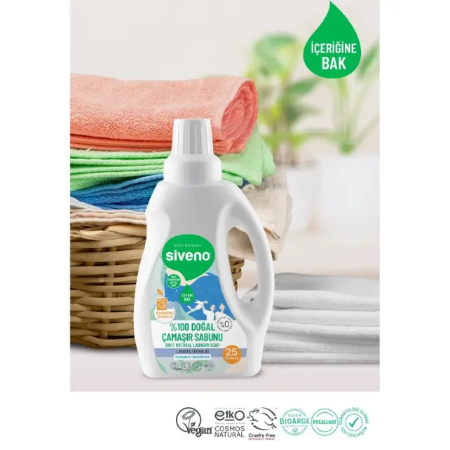 Siveno Doğal Çamaşır Sabunu - Lavanta Ferahlığı 500ml - 3