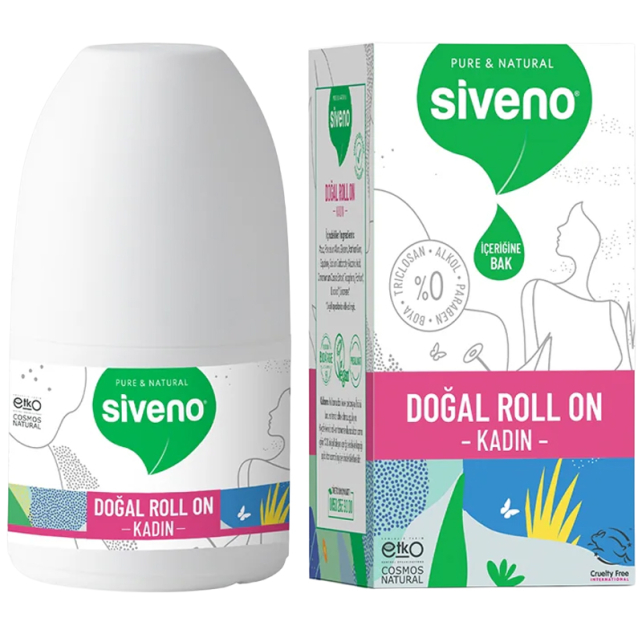 Siveno Doğal Kadın Roll-On Deodorant 50ml - 1