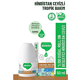 Siveno Doğal Roll-On Deodorant - Besleyici Hindistan Cevizi 50ml - 2