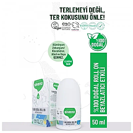 Siveno Doğal Roll-On Deodorant - Beyazlatıcı Etkili 50ml - 2
