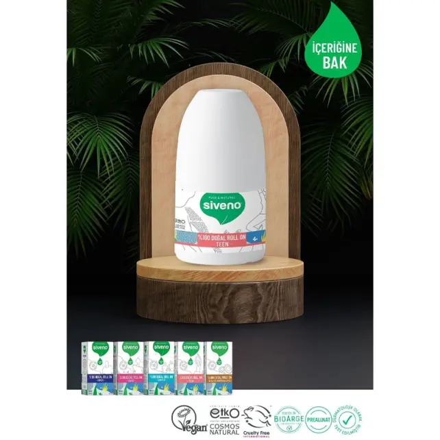 Siveno Doğal Roll On Deoroant - Teen 50ml - 2