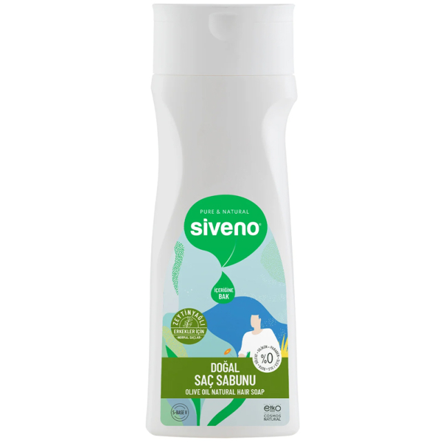 Siveno Doğal Saç Sabunu - Defne Yağlı 300ml - 1