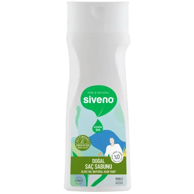 Siveno Doğal Saç Sabunu - Defne Yağlı 300ml - 1
