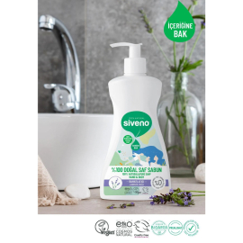 Siveno Doğal Saf Sabun - Rahatlatıcı Lavanta Yağlı 300ml - 3