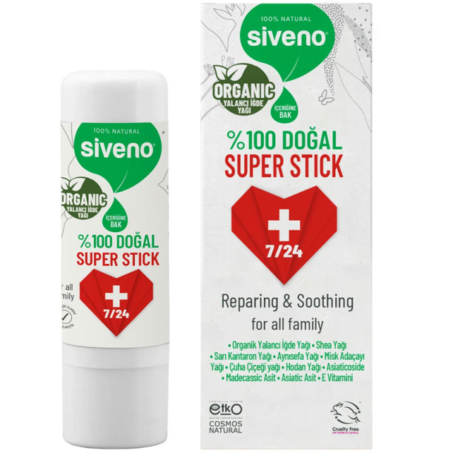 Siveno Doğal Super Stick + 7/24 Anlık Yatıştırıcı Etkili 6g - 1