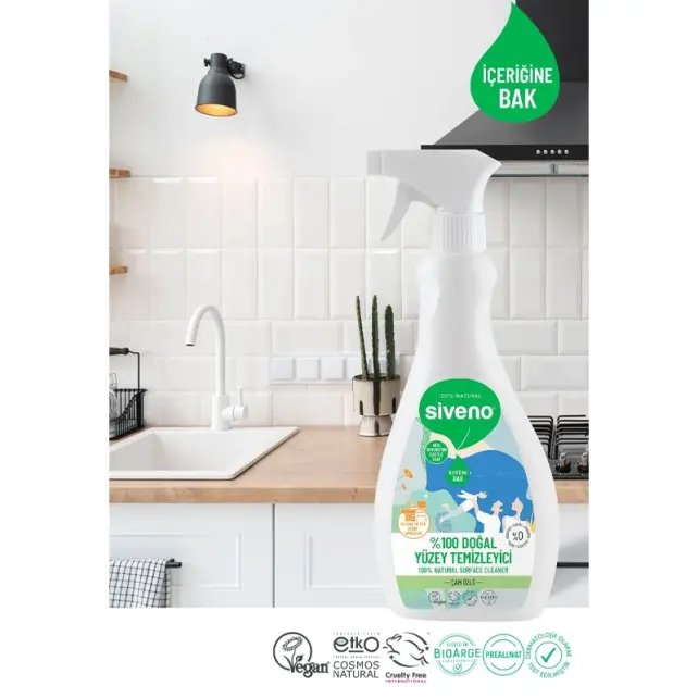 Siveno Doğal Yüzey Temizleyici - Çam Özlü 500ml - 3