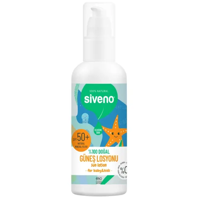 Siveno For Kids SPF 50+ Doğal Güneş Losyonu 100ml - 1