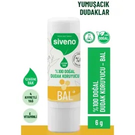 Siveno Lip Balm Doğal Dudak Koruyucu - Bal 6g - 2