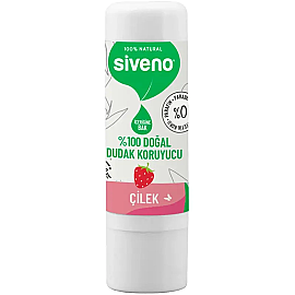 Siveno Lip Balm Doğal Dudak Koruyucu - Çilek 6gr - Siveno