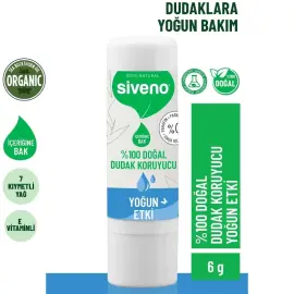 Siveno Lip Balm Doğal Dudak Koruyucu - Yoğun Etki 6gr - 2