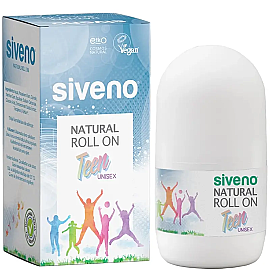 Siveno Natural Roll-On Deodorant - Teen Unisex 50ml - Siveno